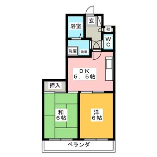 薮崎ビル【2階】の間取り