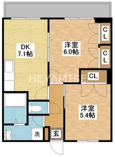 メイプルガーデン愛野【1階】の間取り