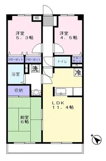 グランシャリオ【1階】の間取り