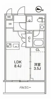 Weave Base Oji Kamiya 王子神谷【1階】の間取り
