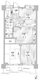 マイキャッスル浮間公園【2階】の間取り