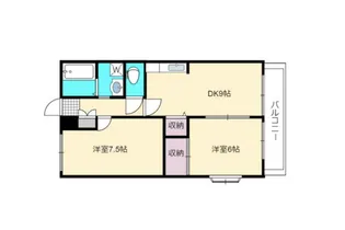 サンビレッジ静岡西A【1階】の間取り
