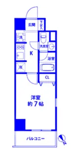 T s gardenセンター南【5階】の間取り