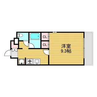 グランシャルマン新大阪【7階】の間取り