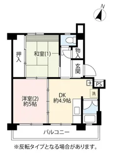 UR神代【4階】の間取り