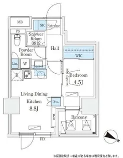 Urban Breeze 恵比寿【12階】の間取り