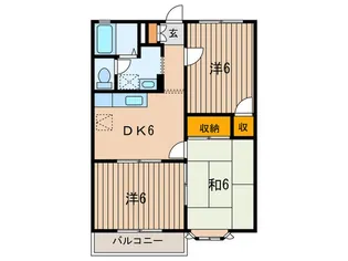 ファミ-ユあざみ野2【2階】の間取り