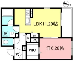 Caserta【2階】の間取り