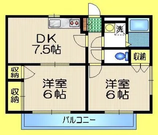 ケイエイハイム【2階】の間取り
