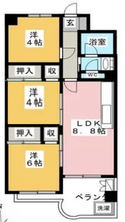 トキワパレス【12階】の間取り