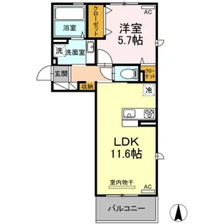 カーメラ【2階】の間取り