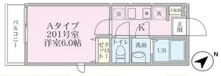 オルソ菊名【2階】の間取り