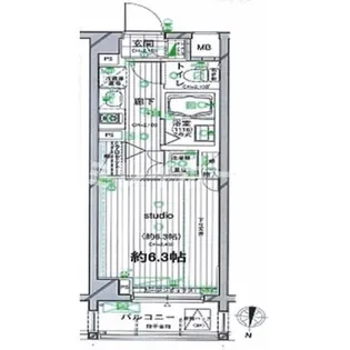ダイナシティ池上【2階】の間取り