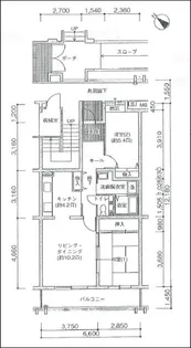 コーポレート新柏駅前【4階】の間取り