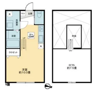 アーリーガーデン横濱山手I【1階】の間取り