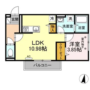 LUSSOII【2階】の間取り