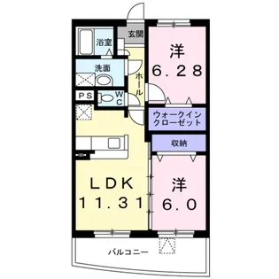 Good hill II【1階】の間取り