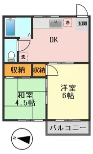 第2コーポ榎本【2階】の間取り