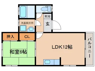 荘原グリーンハイツ【2階】の間取り