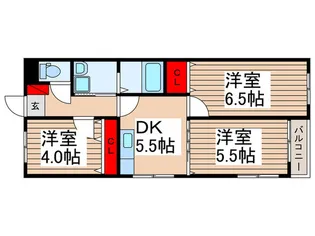 シャインヒルI【2階】の間取り