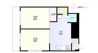 クリアネス88【2階】の間取り