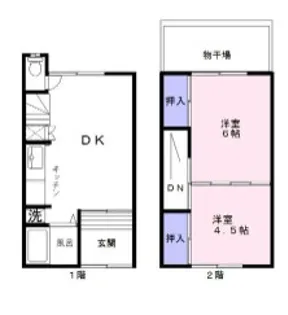 深井荘【2階】の間取り