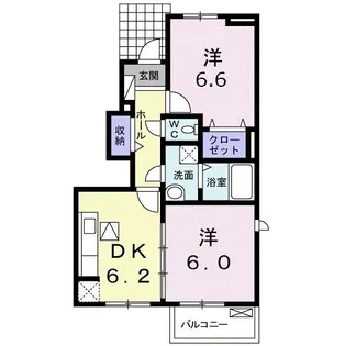 セレノ アルドーレIV【1階】の間取り