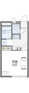 レオパレス天大南【2階】の間取り