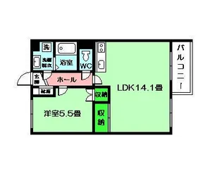 サンライズ自由ヶ丘07【3階】の間取り