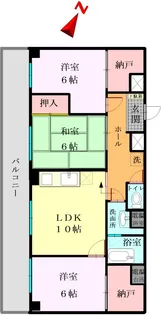 メゾンPia【2階】の間取り
