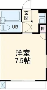 デュークガーデンURAGA【1階】の間取り