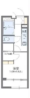 レオパレスガーデン【2階】の間取り