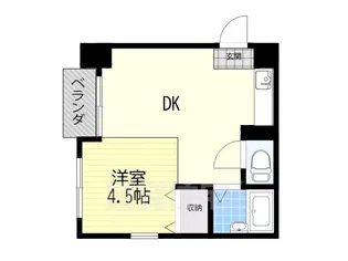 チェリー広野【3階】の間取り