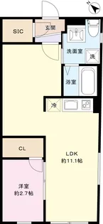 BLISSDIA笹塚代田橋【4階】の間取り
