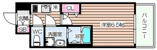 レジュールアッシュTAISHO LEGANT【3階】の間取り