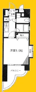 CASTLE JK【4階】の間取り