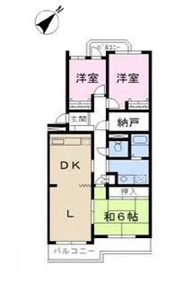 クリスタル吉野町【2階】の間取り