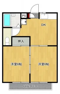 クレインSK【3階】の間取り