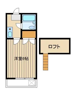第6あかるハイム【2階】の間取り