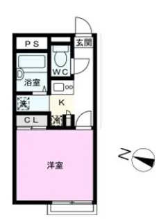 ヴェルドミール【3階】の間取り