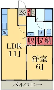 クレストB【1階】の間取り