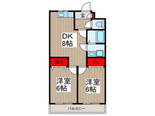 ア-バンセピア【3階】の間取り
