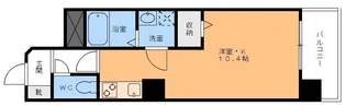 グレイスパル清水【7階】の間取り