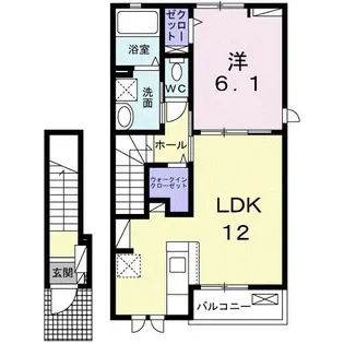 レオーネ・K【2階】の間取り