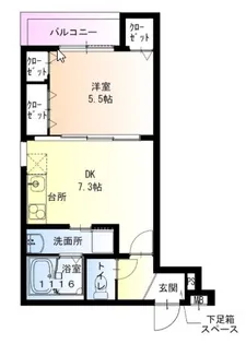 フジパレス西宮甲東園II番館【2階】の間取り