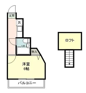 ジュネパレス柏第26【1階】の間取り
