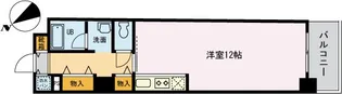 オーブ喜多乃【1階】の間取り