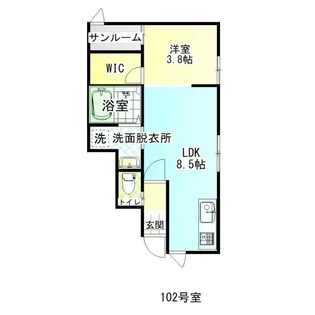 Irish II【1階】の間取り