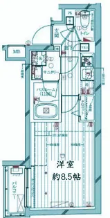 レガリス洗足池【3階】の間取り