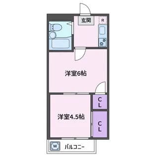 チセドミシール中板橋【2階】の間取り